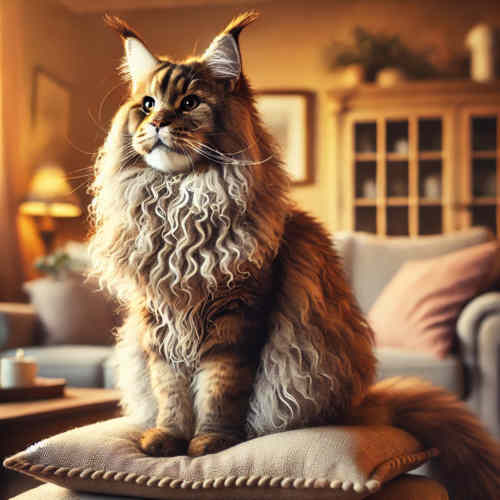 Bild der Katzenrasse Rexed Maine Coon